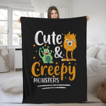 Discover Monster Fright Children Monster Hunter Fleece Blankets