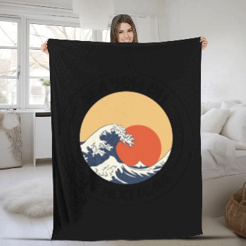 Discover Sea You On The Next Wave Surfing Lover Fleece Blankets