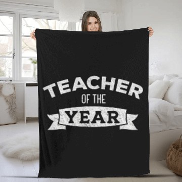 Discover Teacher Of The Year Teacher Appreciation s Fleece Blankets