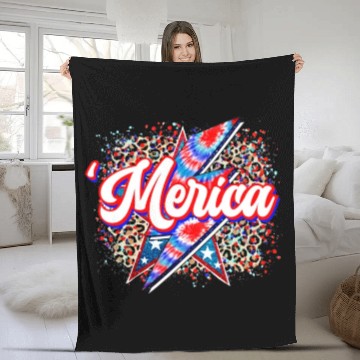 Discover Merica Fleece Blankets