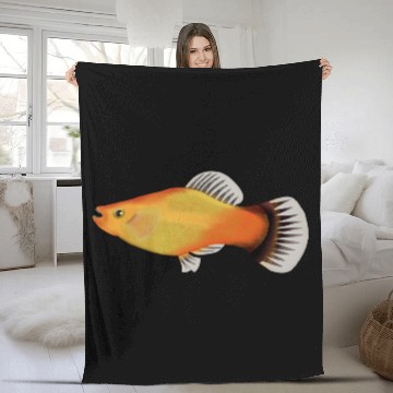 Discover freshwater fish Fleece Blankets