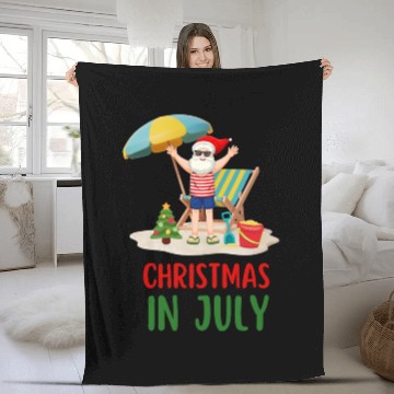Discover CHRISTMAS IN JULY Fleece Blankets