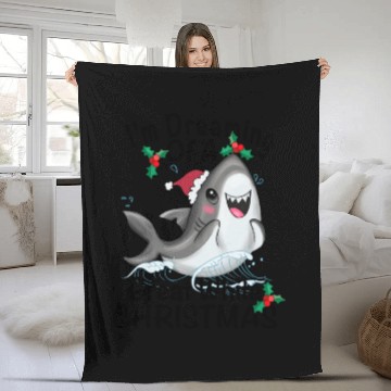 Discover Great White Christmas Fleece Blankets