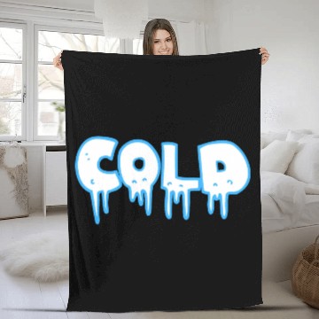 Discover Cold awesome winter lovers Fleece Blankets