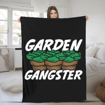 Discover Garden Gangster Fleece Blankets