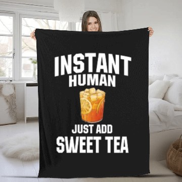 Discover Instant Human Just Add Sweet Tea Fleece Blankets