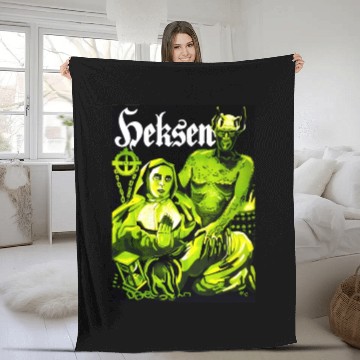 Discover Satan Nun Witch Halloween Monster Horror Movie Fleece Blankets