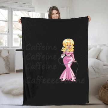 Discover Dolly Parton fan; coffee drinker; caffeine Fleece Blankets