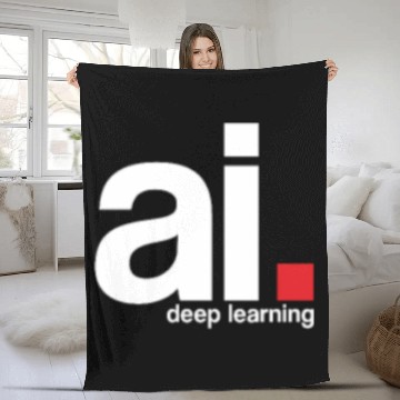 Discover Ai, Deep Learning Fleece Blankets