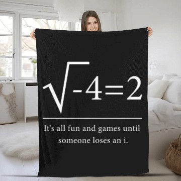 Discover Science Math Fun Geek Nerd Teacher Stem Fleece Blankets
