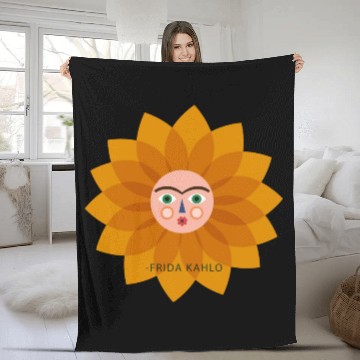 Discover Cute Summer Vacation Frida Kahlo Sun Viva La Vida Fleece Blankets