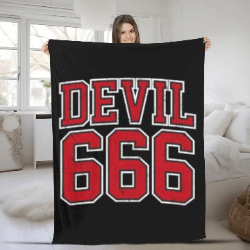 Discover 666 The Number of The Beast Fleece Blankets
