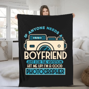 Discover If Anyone Needs A Boyfriend Just For The Vacation Fleece Blankets