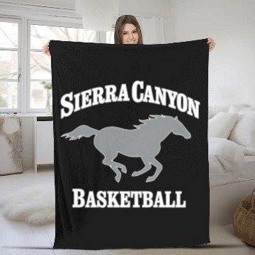 Discover Sierra Canyon Baetball With Horse Fleece Blankets