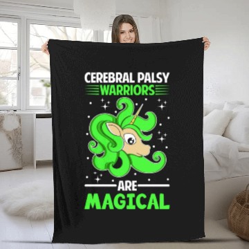 Discover Cerebral Palsy Warriors Are Magical Unicorn Lover Fleece Blankets