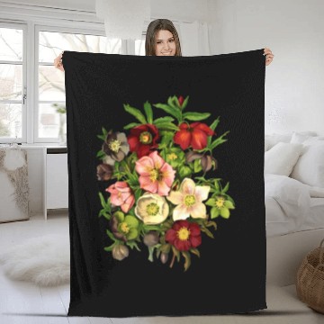 Discover Blossom Of Flower Fleece Blankets