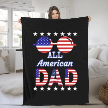 Discover American Dad Fleece Blankets, Retro American Dad Fleece Blankets,