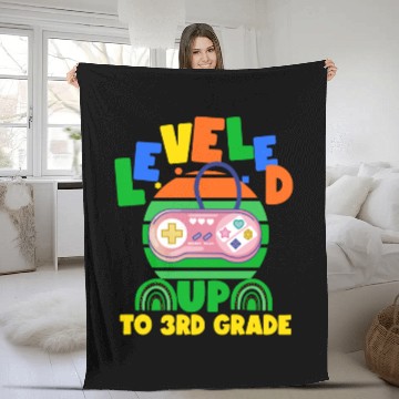 Discover Level up to 3rd grade, back to school Fleece Blankets