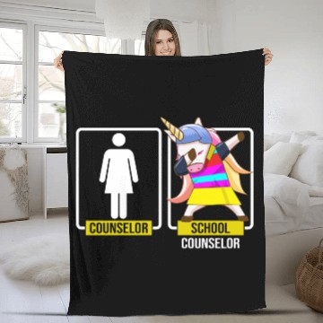 Discover Funny School Counselor Appreciation Back To School Fleece Blankets
