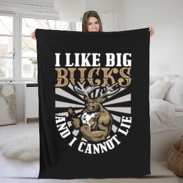 Discover Deer Hunting Deer Hunter Hunting Season Buck Hunt Fleece Blankets