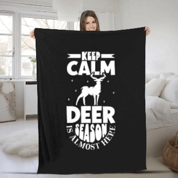 Discover Deer Hunting Deer Hunter Hunting Season Buck Hunt Fleece Blankets