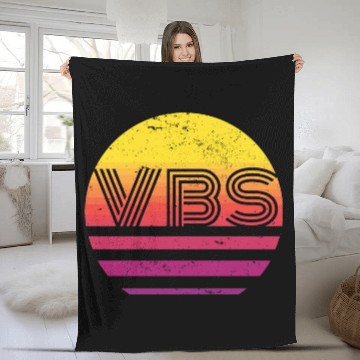 Discover VBS Crew Vacation Bible School Squad Bible Study Fleece Blankets