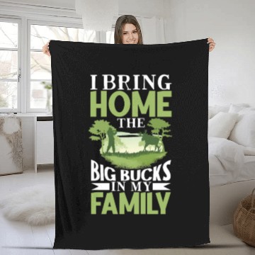 Discover Deer Hunting Deer Hunter Hunting Season Buck Hunt Fleece Blankets