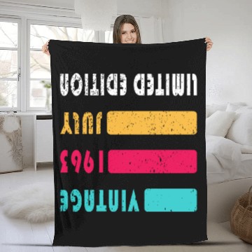 Discover July 1963 Anniversary July 1963 July Fleece Blankets