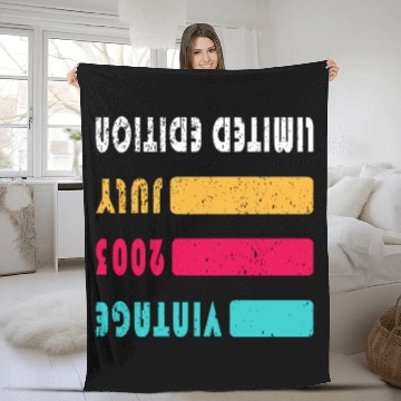 Discover July 2003 Anniversary July 2003 July Fleece Blankets