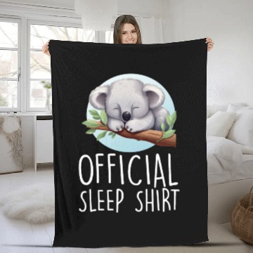 Discover Official Sleep Fleece Blankets Koala Bear
