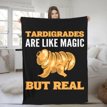 Discover Tardigrades Are Like Magic But Real Tardigrade Fleece Blankets