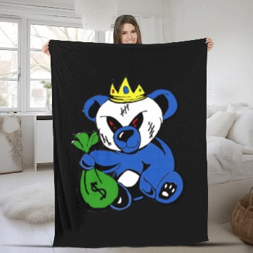 Discover C4L Money Bear Fleece Blankets