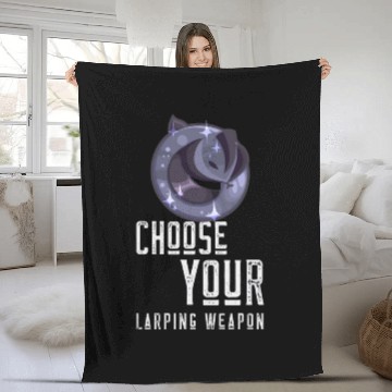 Discover Choose your LARPing weapon - Wizard Hat Fleece Blankets