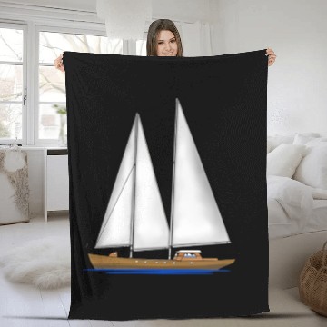 Discover Sailing Key Largo Florida Keys Beach Sunset Fleece Blankets
