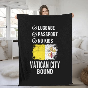 Discover Vatican City Souvenir Vacation Fleece Blankets