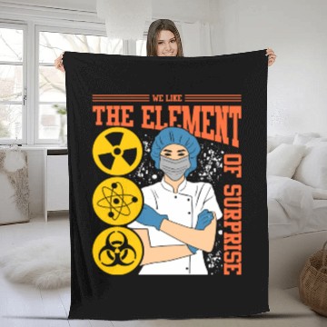 Discover We Like The Element Of Surprise Fleece Blankets