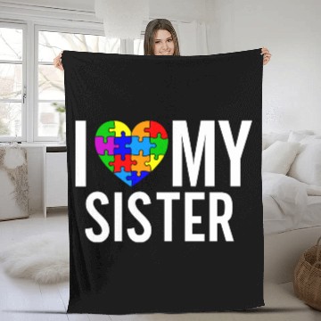 Discover I Love My Sister Fleece Blankets