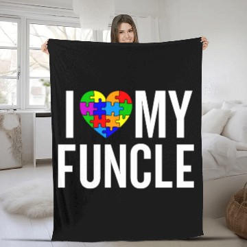 Discover I Love My Funcle Fleece Blankets
