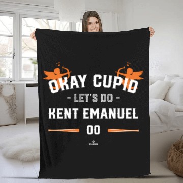Discover Cupid Let's Do Kent Euel Day Baseball Fleece Blankets