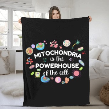 Discover Mitochondria Is The Powerhouse Of The Cell Fleece Blankets