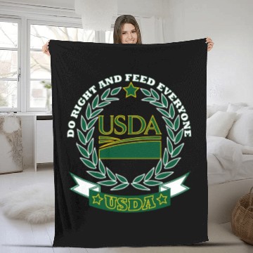 Discover Usda Us Dept Of Agriculture Fleece Blankets