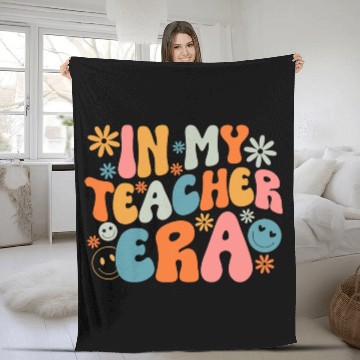 Discover In My Teacher Era First Day Of School Back To Fleece Blankets