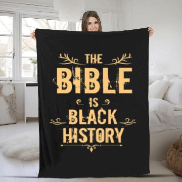 Discover Hebrew Israelite Clothing Bible Black History Gift Fleece Blankets