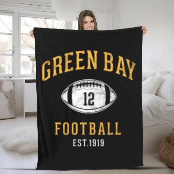 Discover Green Bay On Their Way To The Super Bowl Fleece Blankets