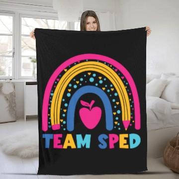 Discover Special Education Teacher Paraprofessional Back To Fleece Blankets