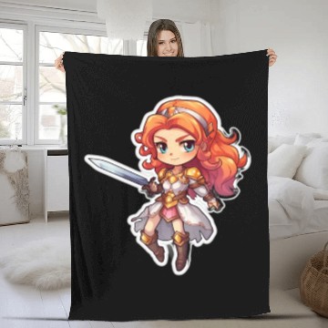 Discover Warrior Princess Adventure Fleece Blankets