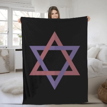 Discover Star Of David Fleece Blankets