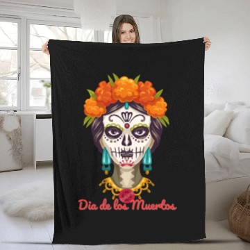 Discover Dia de los muertos Fleece Blankets