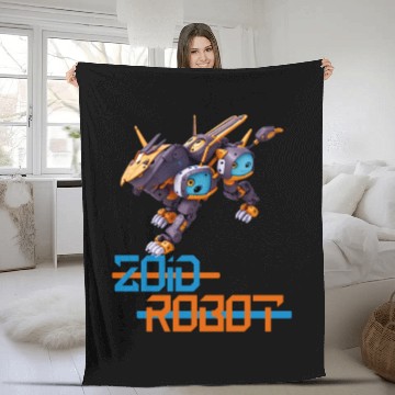 Discover Zoid robot Fleece Blankets