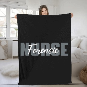 Discover Forensic Nurse Outfit Forensic Nursing Fleece Blankets